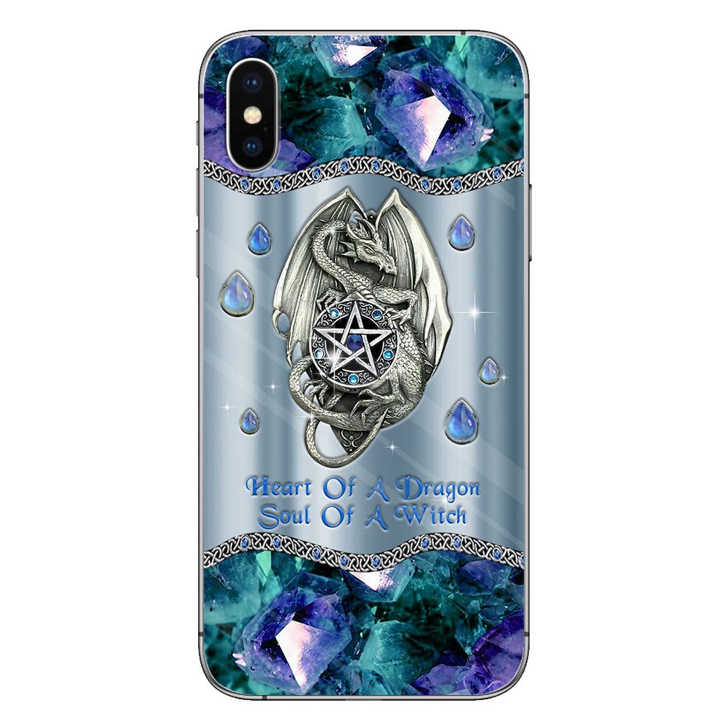 Heart Of A Dragon Soul Of A Witch 3D Pattern Print Phone Case