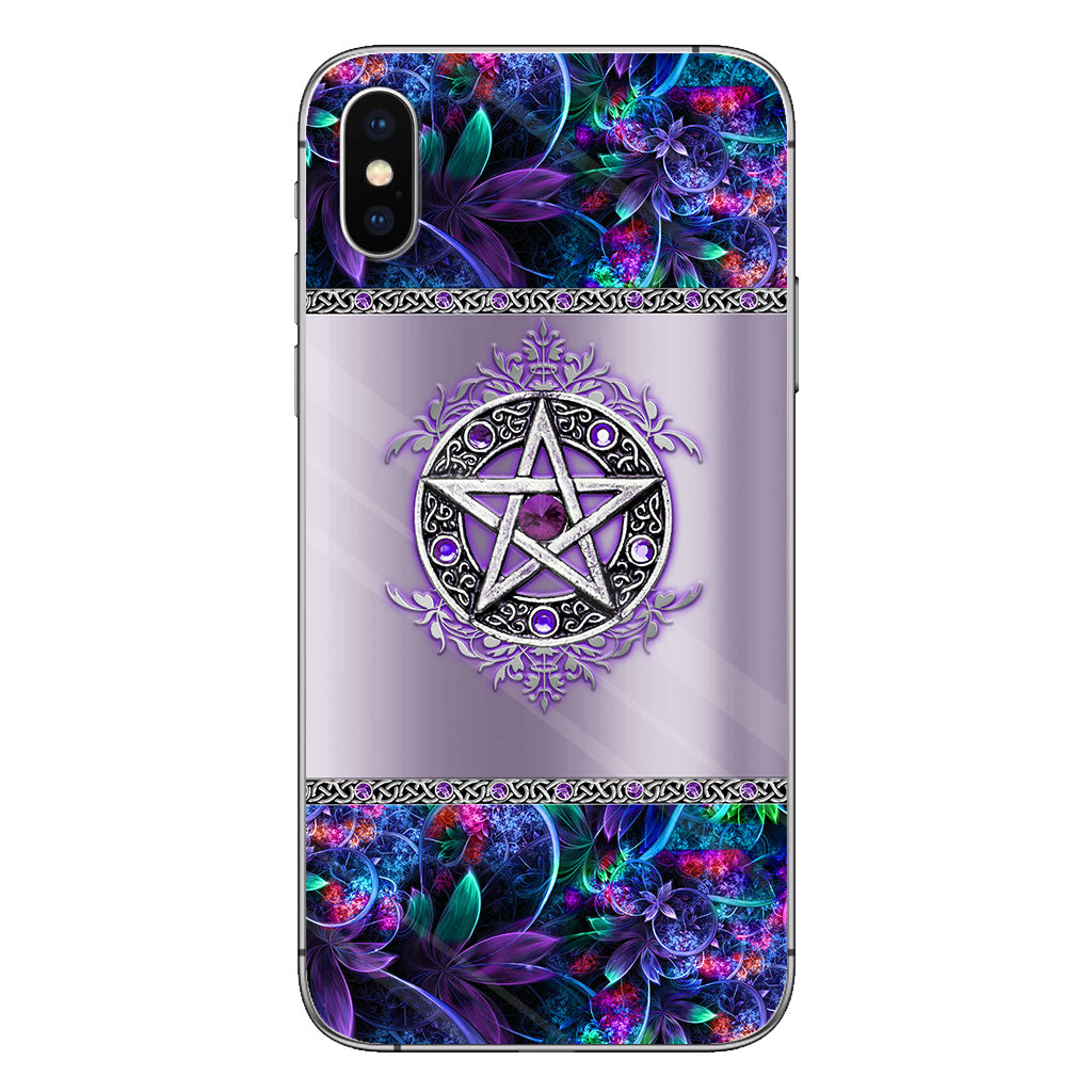Purple Pentacle Witch - Personalized Phone Case