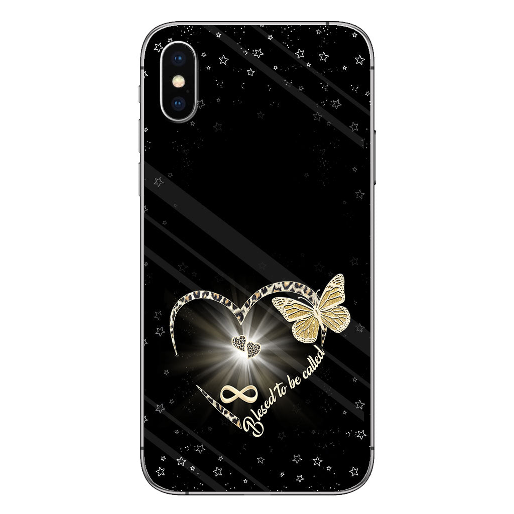 Blessed To Be Called Butterfly Heart - Grandma Personalized Phone Case 082021