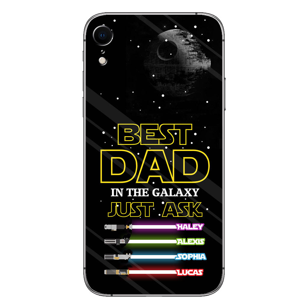Best Dad In The Galaxy - Personalized Father's Day Phone Case