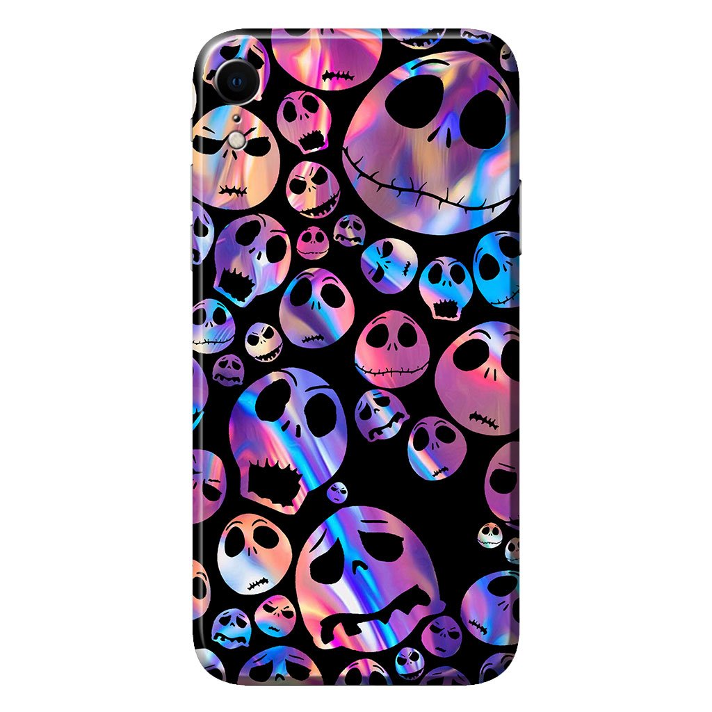 Hello Darkness Nightmare Purple Hologram Personalized Phone Case