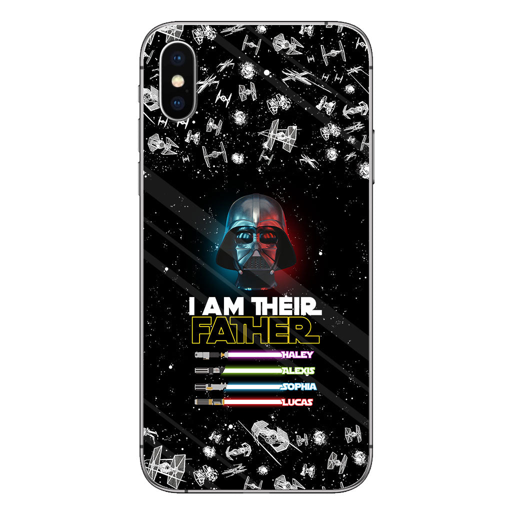 I Am Their Father - Personalized Father's Day The Force Phone Case