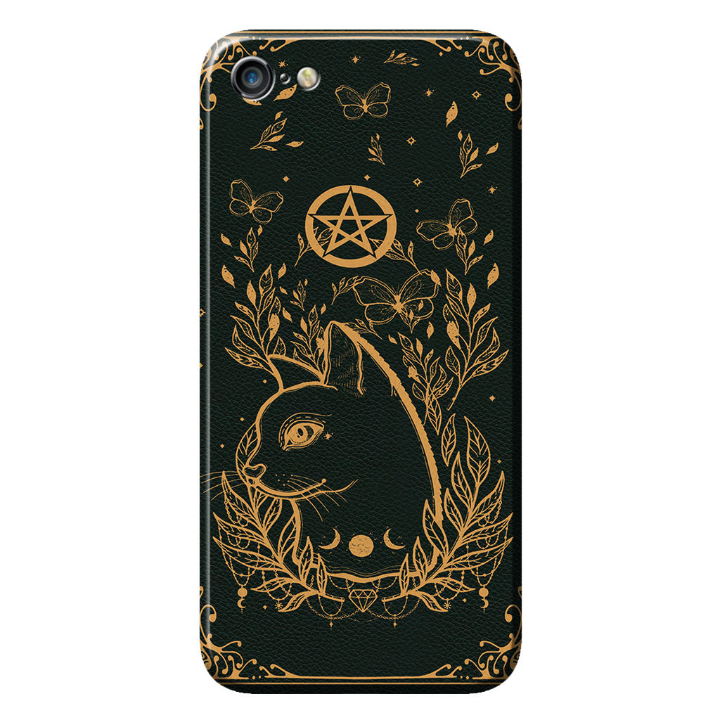 Lovely Little Witch Personalized Leather Pattern Print Phone Case