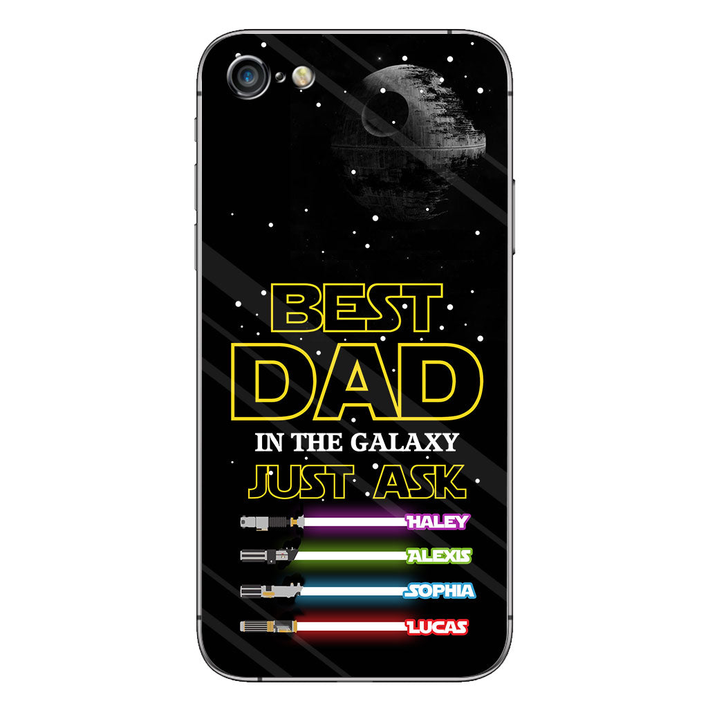 Best Dad In The Galaxy - Personalized Father's Day Phone Case