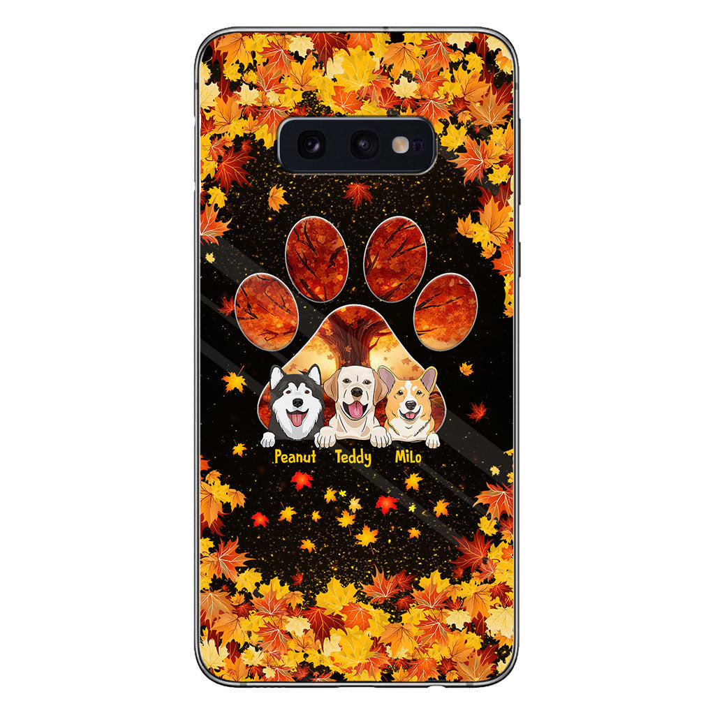 Hello Fall - Personalized Dog Phone Case