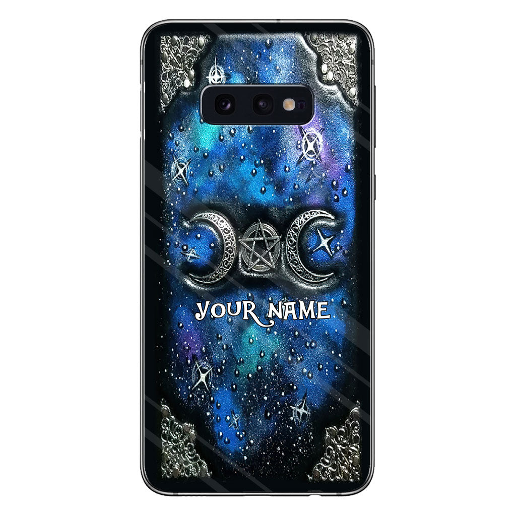 Tripple Moon Silver - Personalized Witch Phone Case