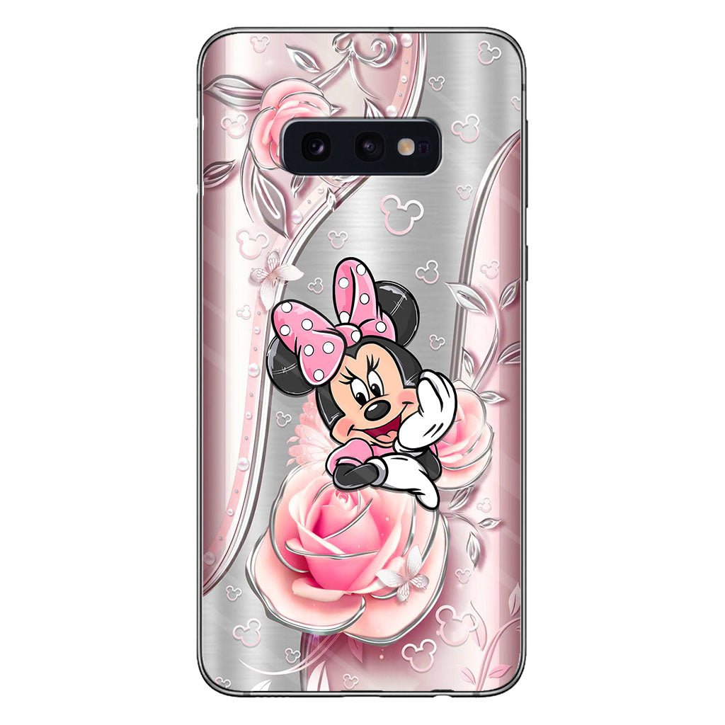 Black Pink Mouse Ears - Phone Case