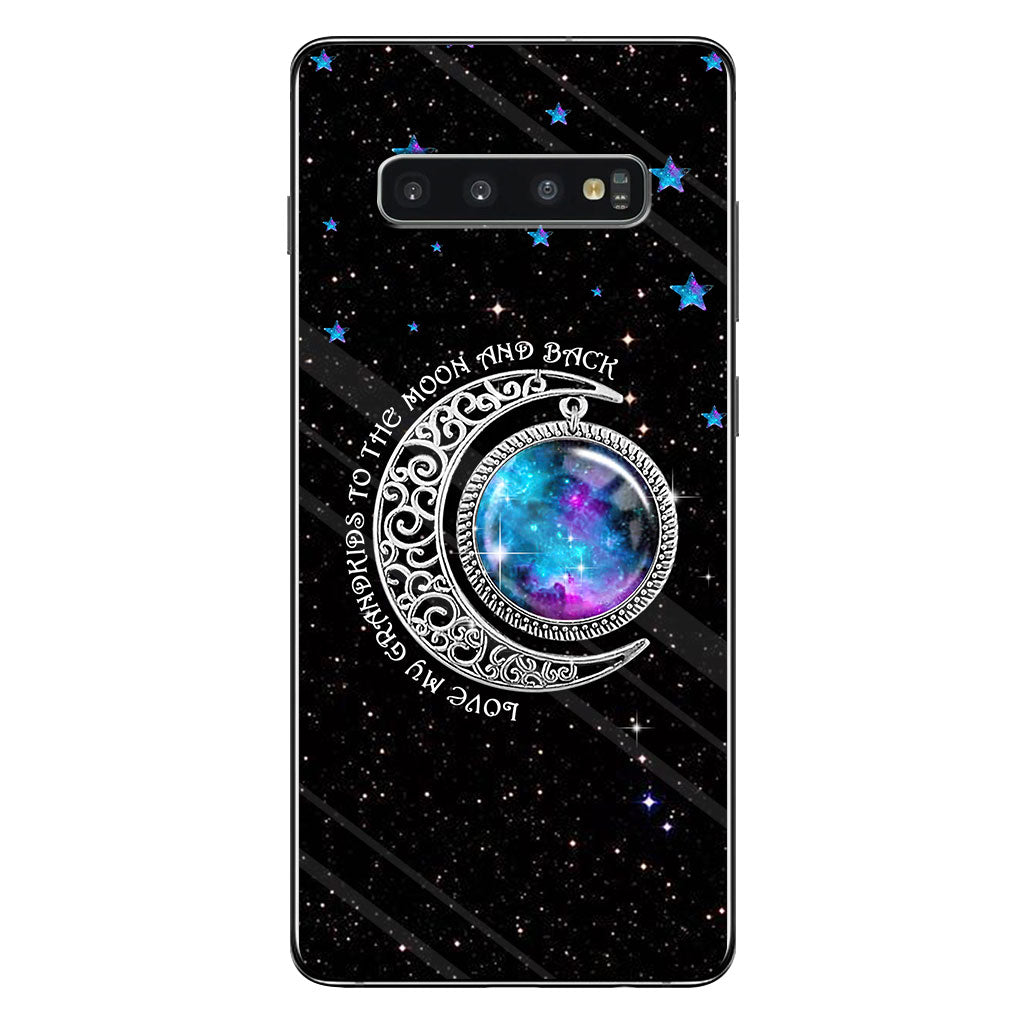 Love My Grandchildren To The Moon And Back - Grandma Personalized Phone Case