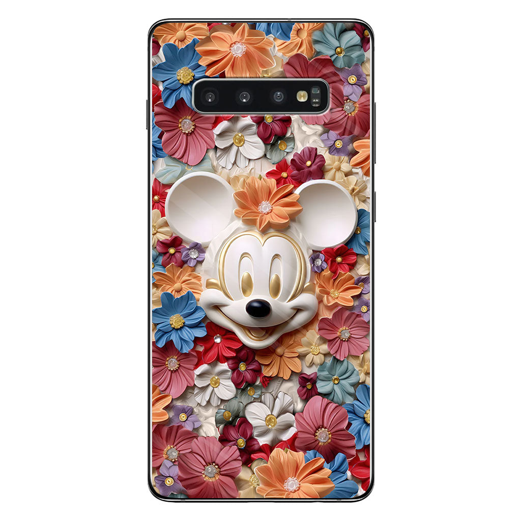 3D Effect Floral Mouse Phone case