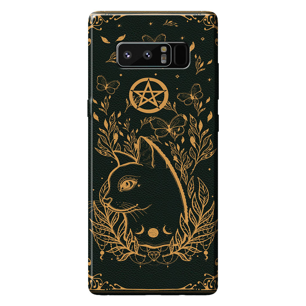 Lovely Little Witch Personalized Leather Pattern Print Phone Case