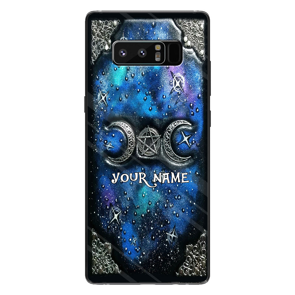 Tripple Moon Silver - Personalized Witch Phone Case