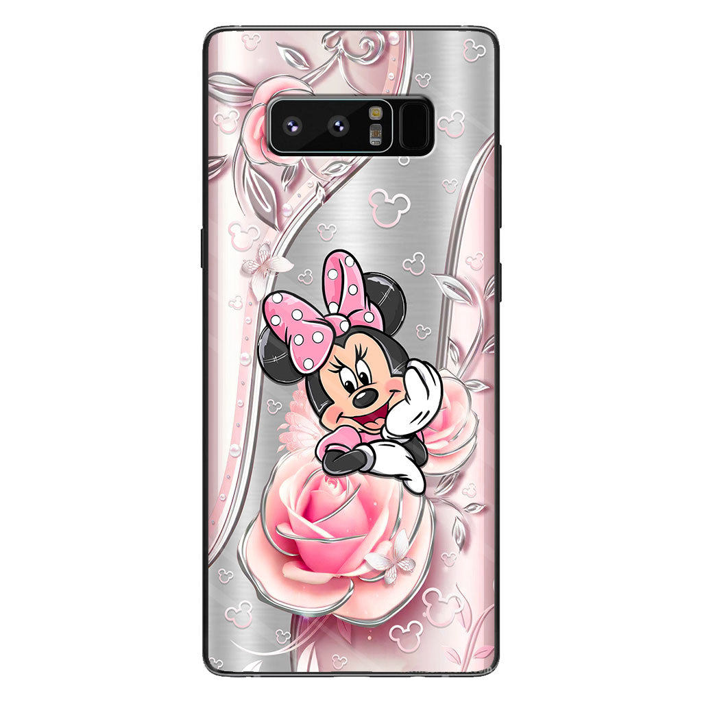 Black Pink Mouse Ears - Phone Case