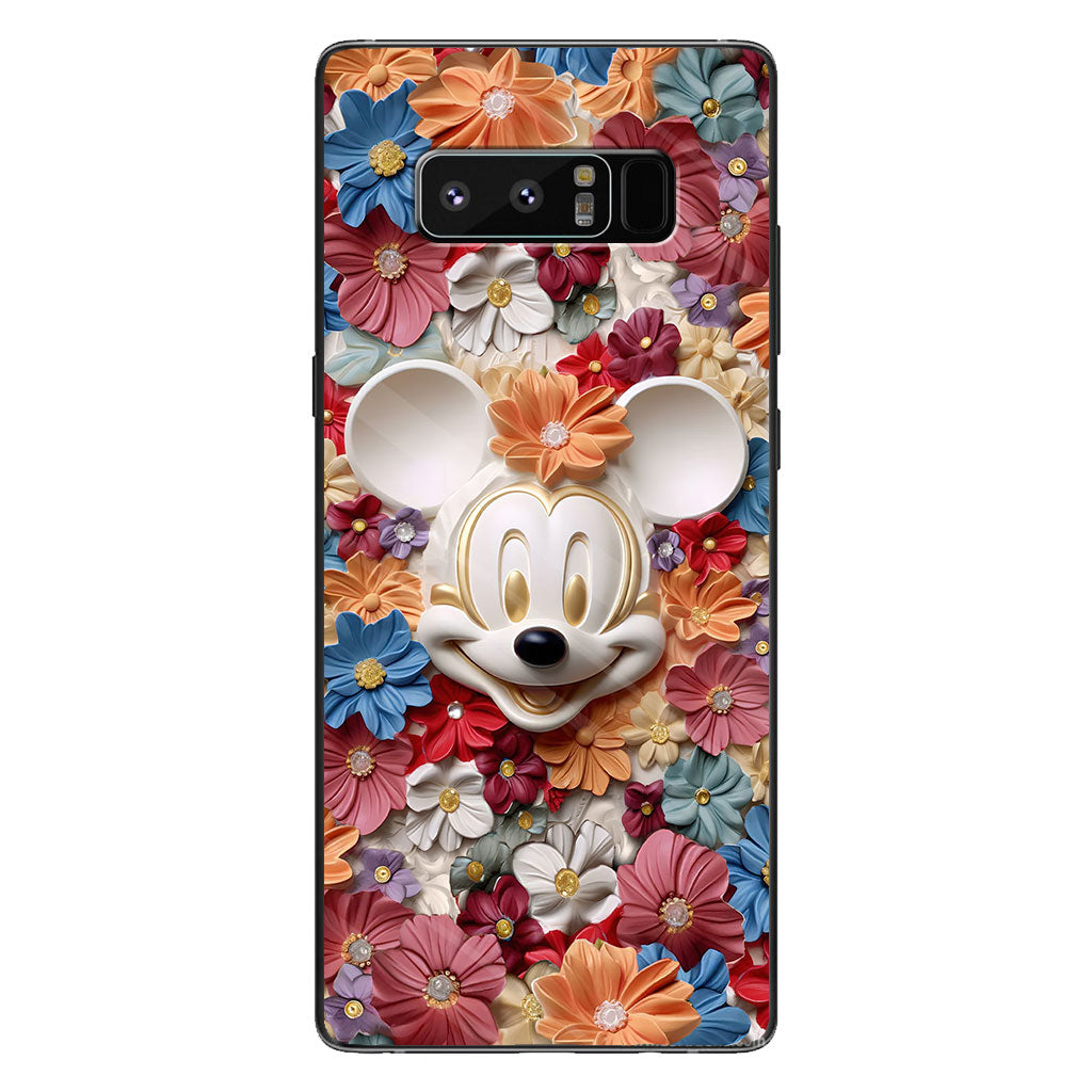 3D Effect Floral Mouse Phone case