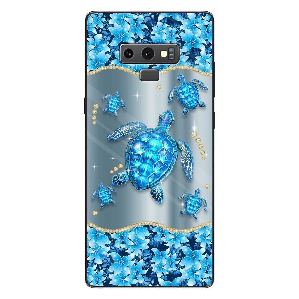 Blue Sea - Personalized Turtle Phone Case