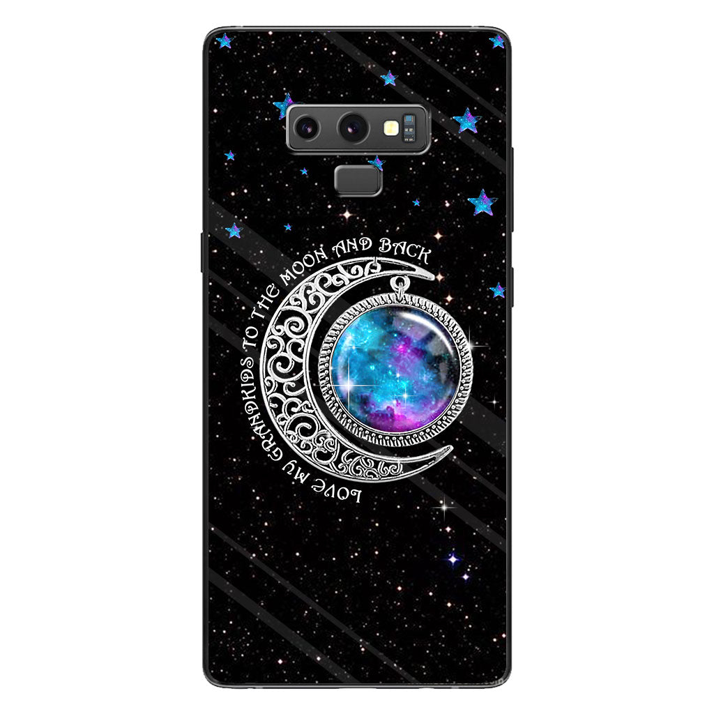 Love My Grandchildren To The Moon And Back - Grandma Personalized Phone Case