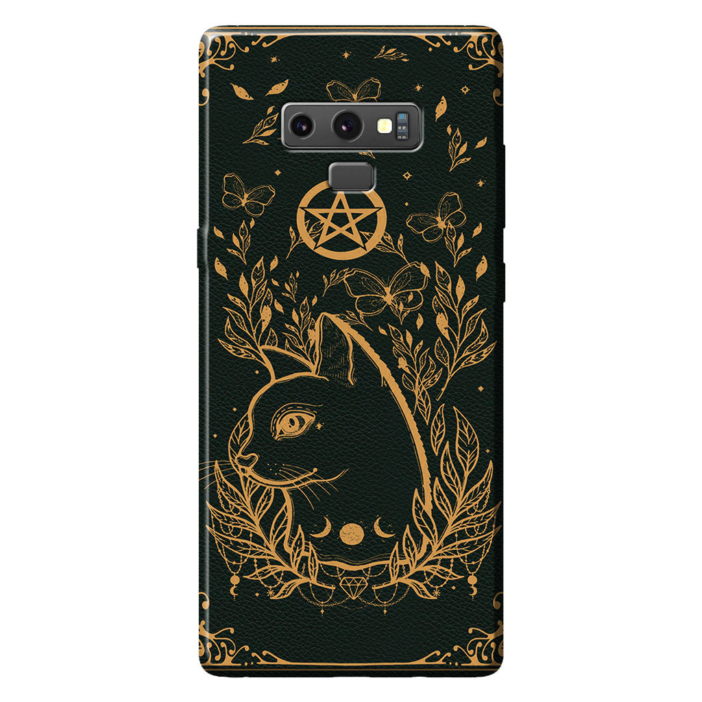 Lovely Little Witch Personalized Leather Pattern Print Phone Case