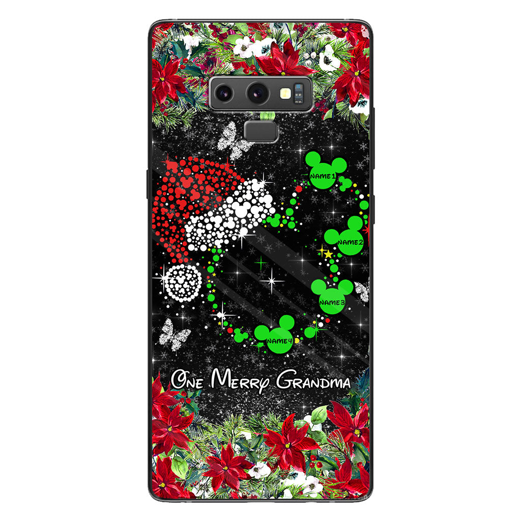 One Merry Grandma - Personalized Christmas Grandma Phone Case