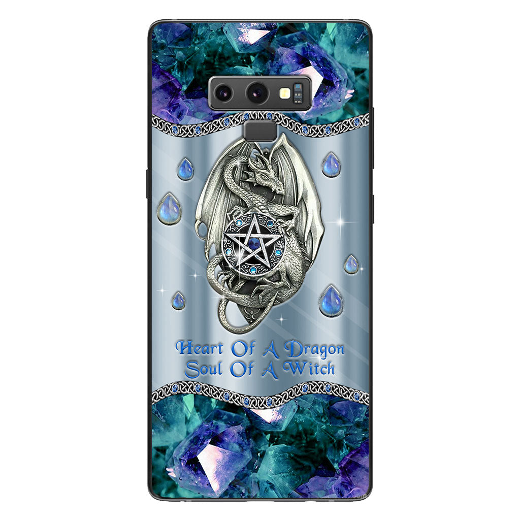 Heart Of A Dragon Soul Of A Witch 3D Pattern Print Phone Case