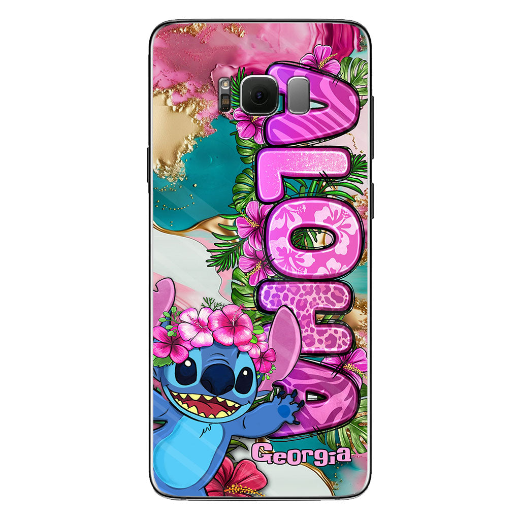 Ohana Tropical Colorful Leopard - Personalized Ohana Phone case
