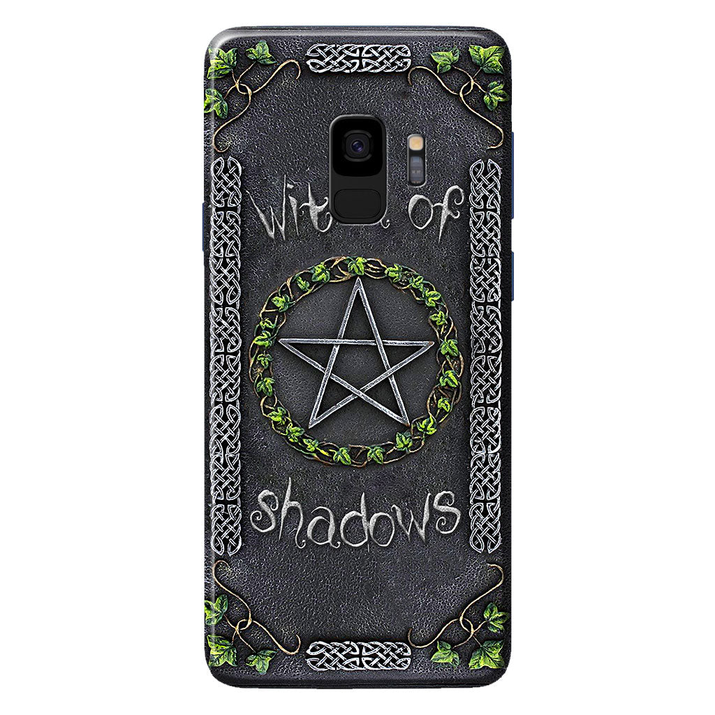 Witch Of Shadows Personalized Leather 3D Printed Phone Case