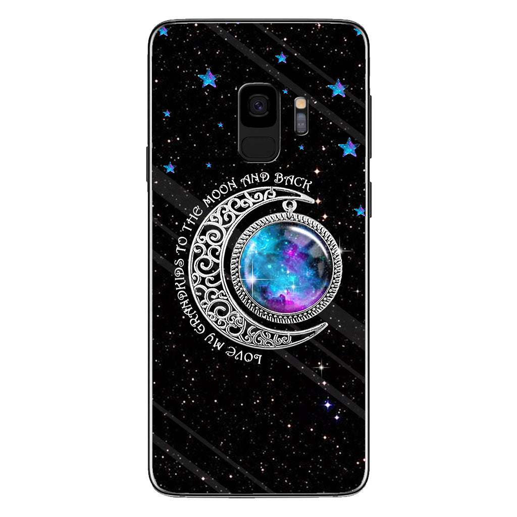 Love My Grandchildren To The Moon And Back - Grandma Personalized Phone Case