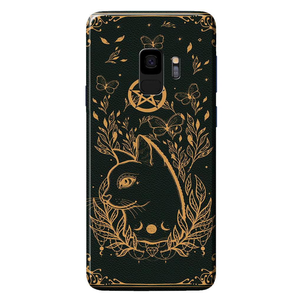 Lovely Little Witch Personalized Leather Pattern Print Phone Case