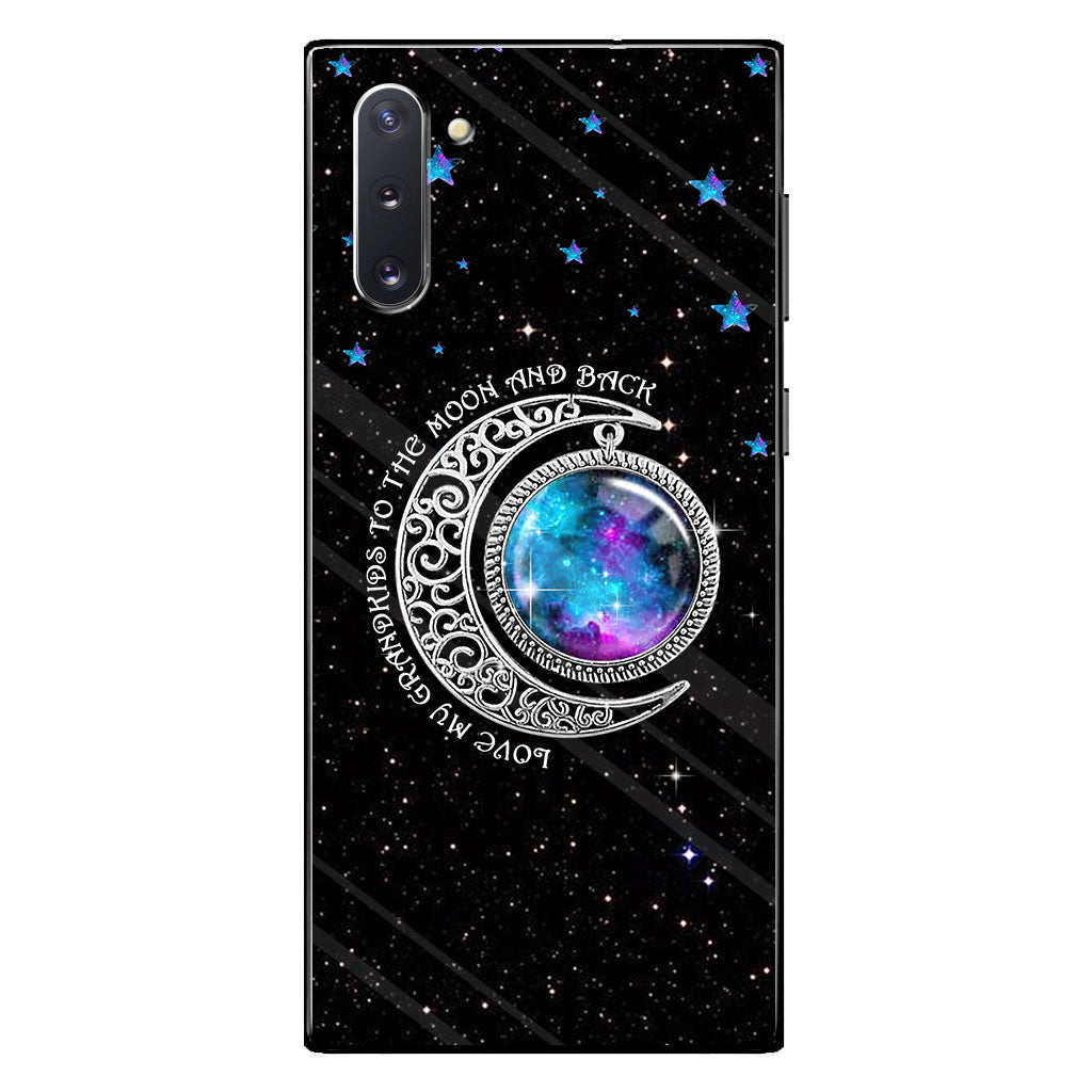 Love My Grandchildren To The Moon And Back - Grandma Personalized Phone Case
