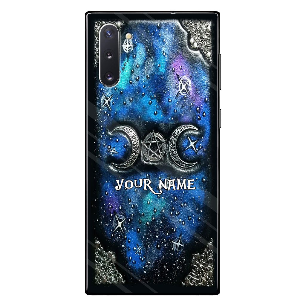 Tripple Moon Silver - Personalized Witch Phone Case