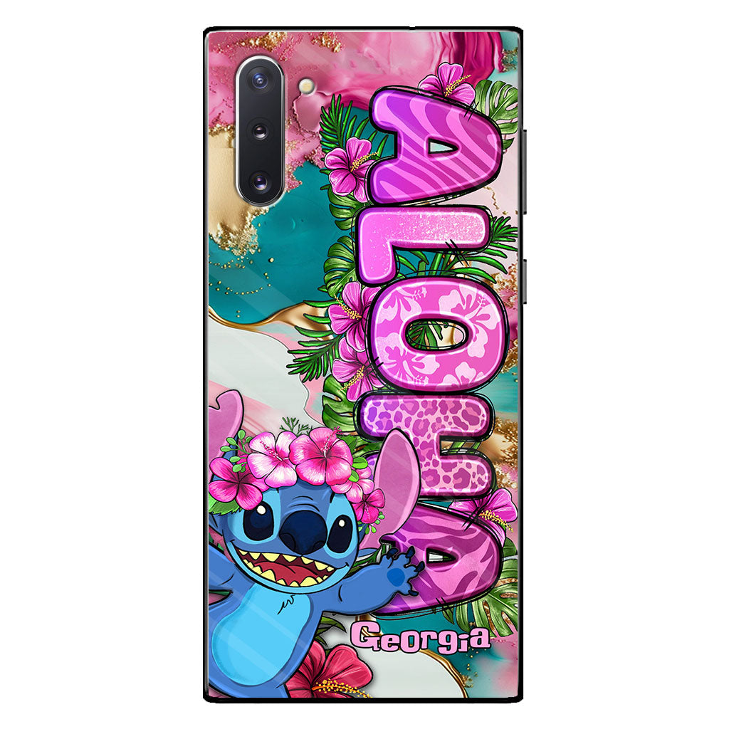 Ohana Tropical Colorful Leopard - Personalized Ohana Phone case