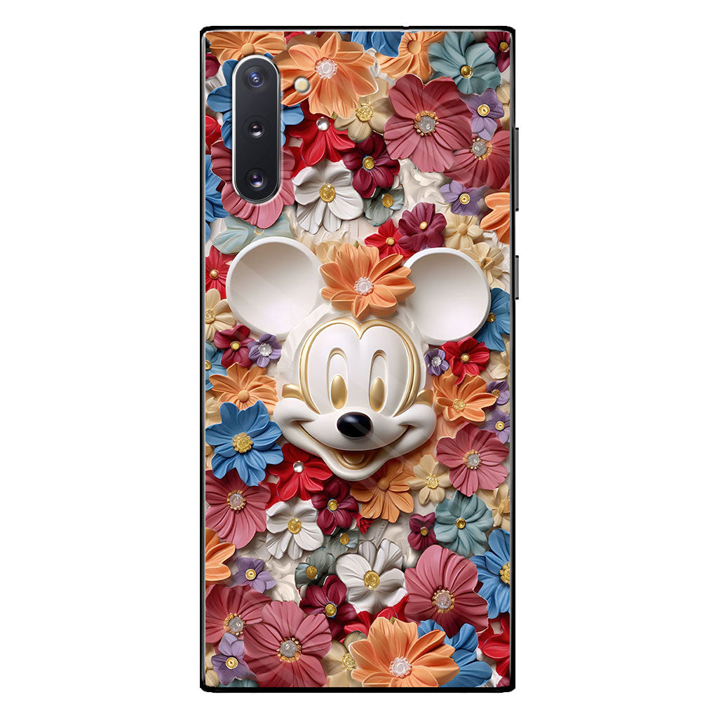 3D Effect Floral Mouse Phone case