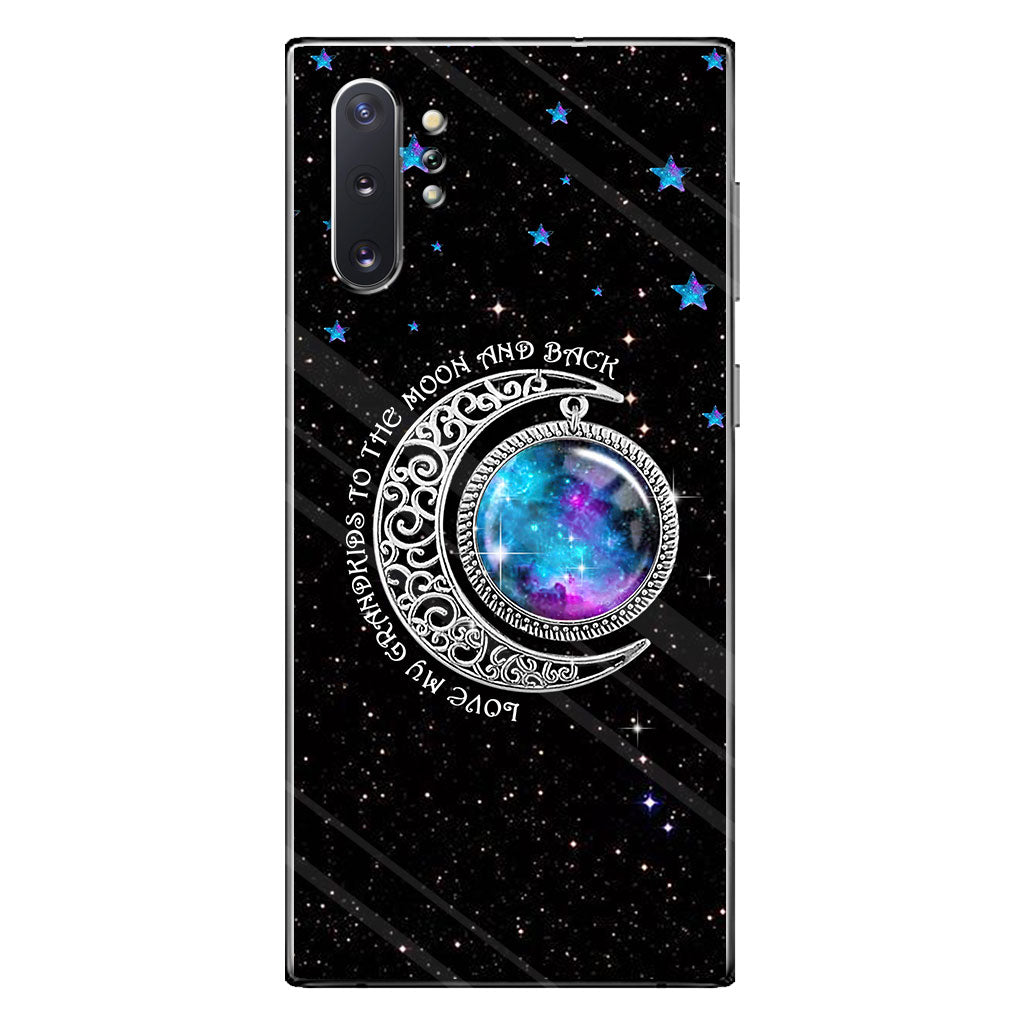 Love My Grandchildren To The Moon And Back - Grandma Personalized Phone Case