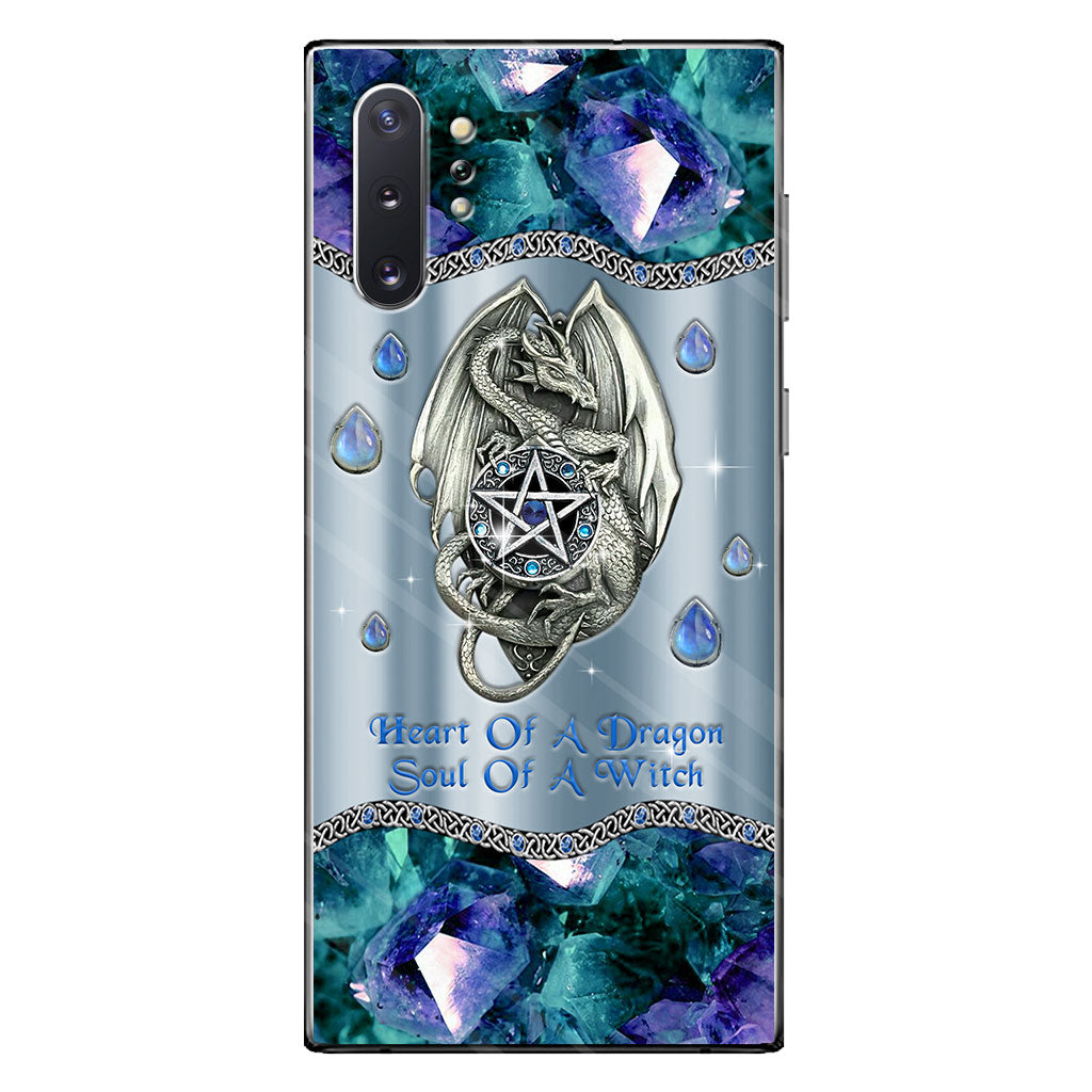 Heart Of A Dragon Soul Of A Witch 3D Pattern Print Phone Case