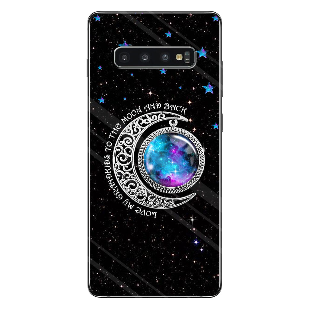 Love My Grandchildren To The Moon And Back - Grandma Personalized Phone Case