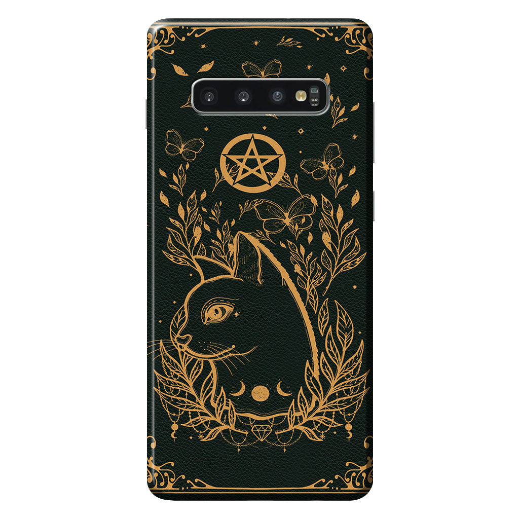 Lovely Little Witch Personalized Leather Pattern Print Phone Case