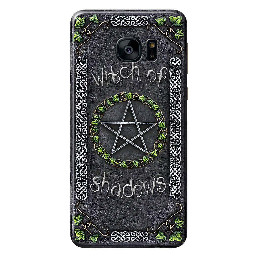 Witch Of Shadows Personalized Leather 3D Printed Phone Case