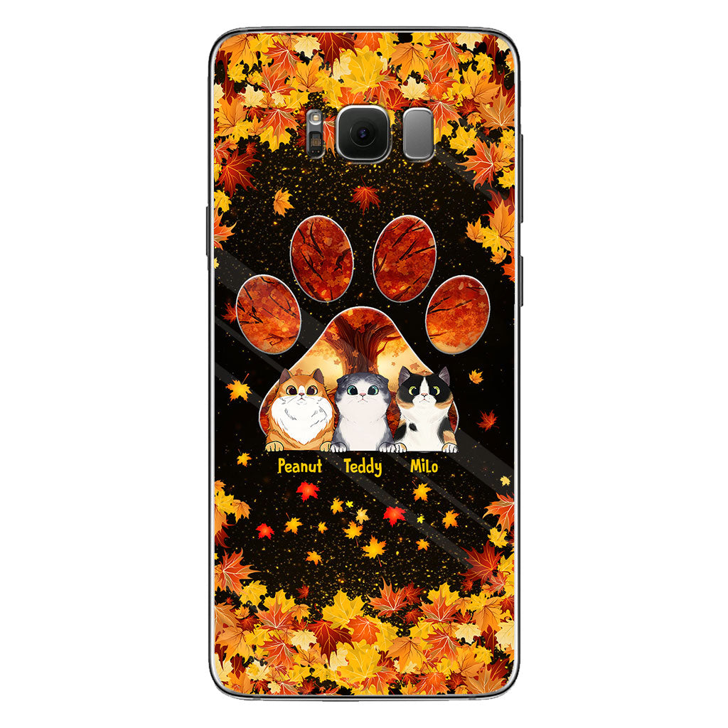 Hello Fall - Personalized Cat Phone Case