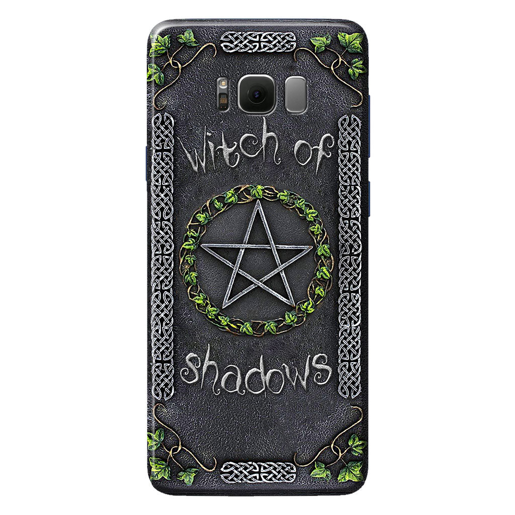 Witch Of Shadows Personalized Leather 3D Printed Phone Case