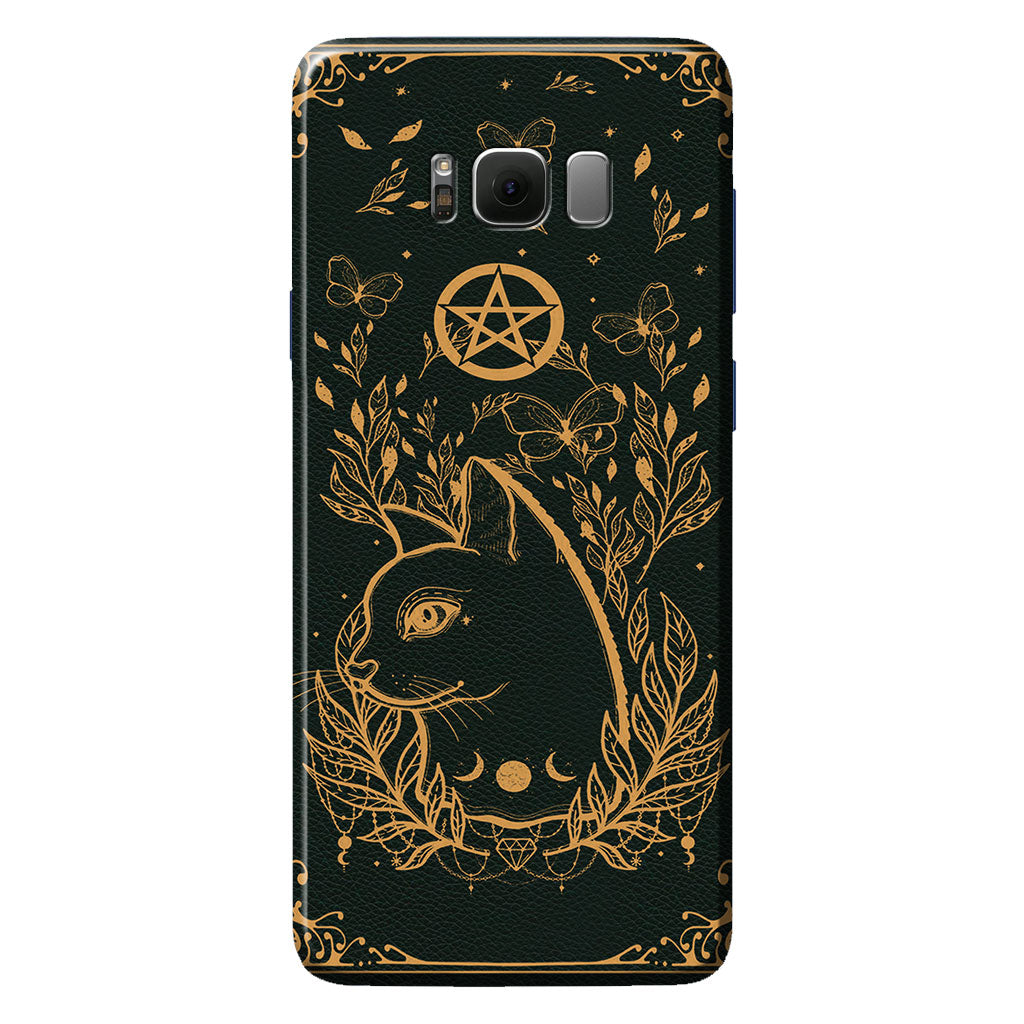 Lovely Little Witch Personalized Leather Pattern Print Phone Case