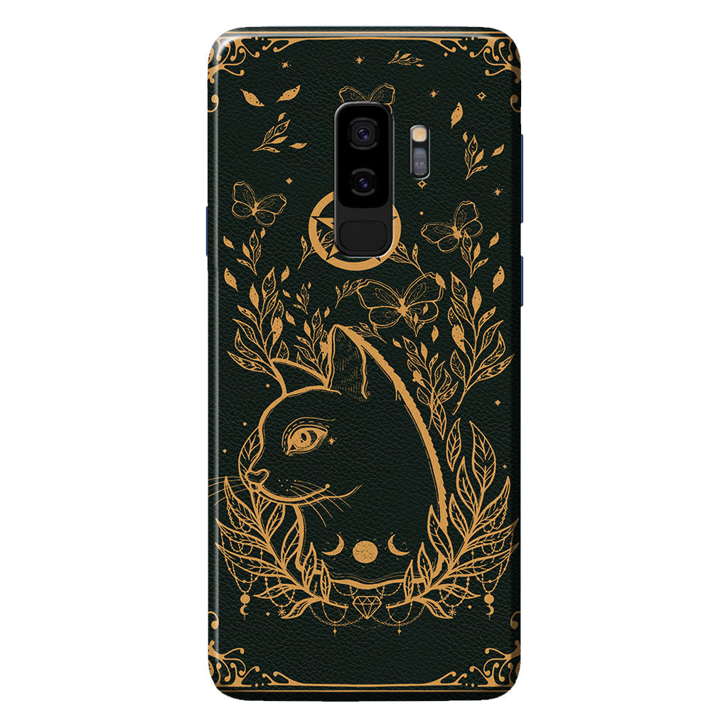 Lovely Little Witch Personalized Leather Pattern Print Phone Case