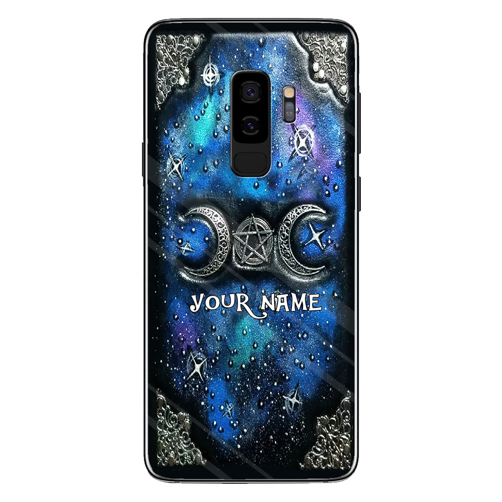 Tripple Moon Silver - Personalized Witch Phone Case