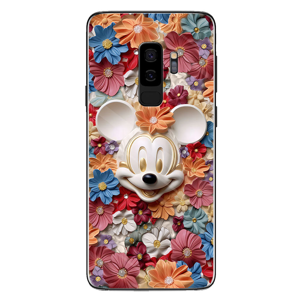 3D Effect Floral Mouse Phone case