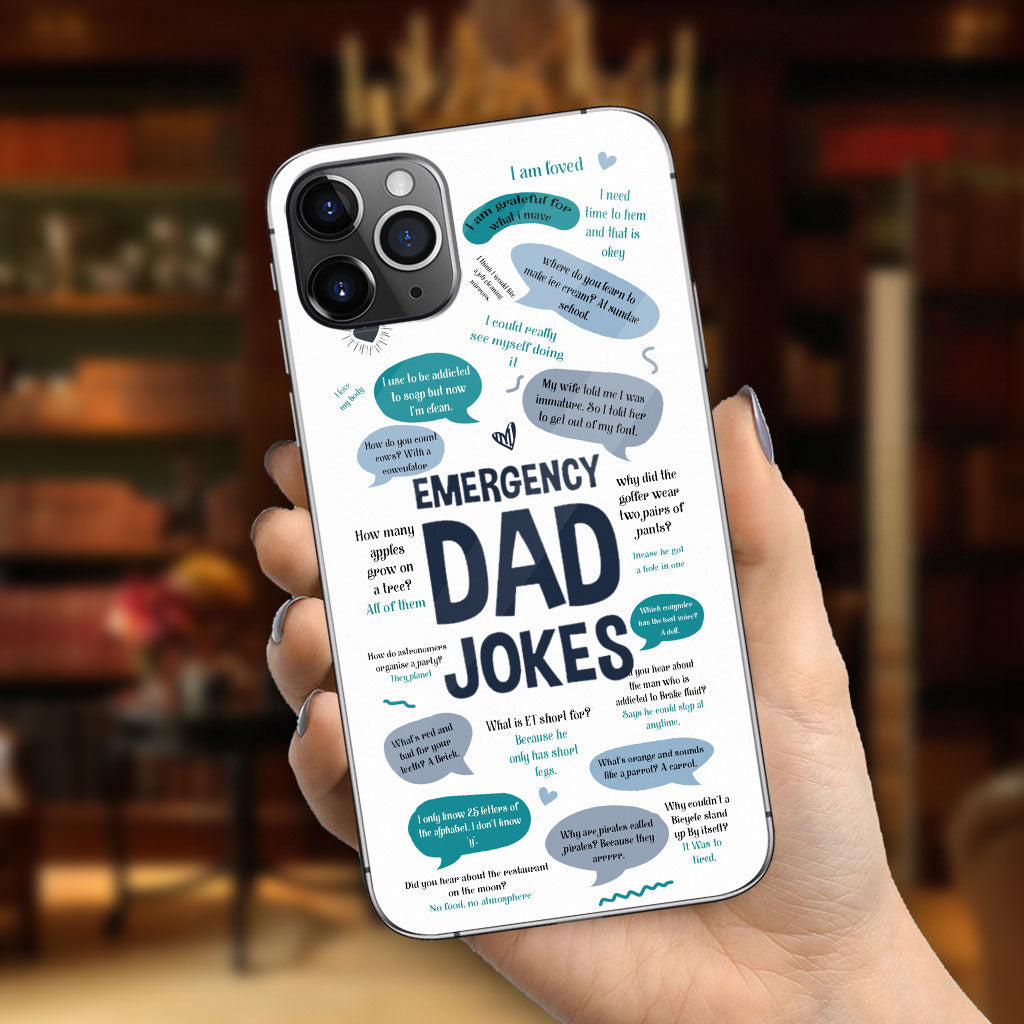 Emergency Dad Jokes - Father's Day Phone Case