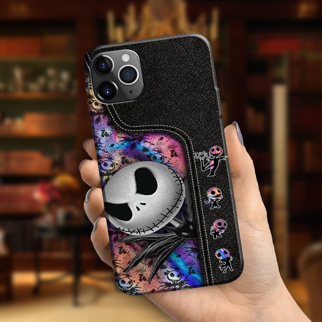 Nightmares Personalized Leather Pattern Print Phone Case