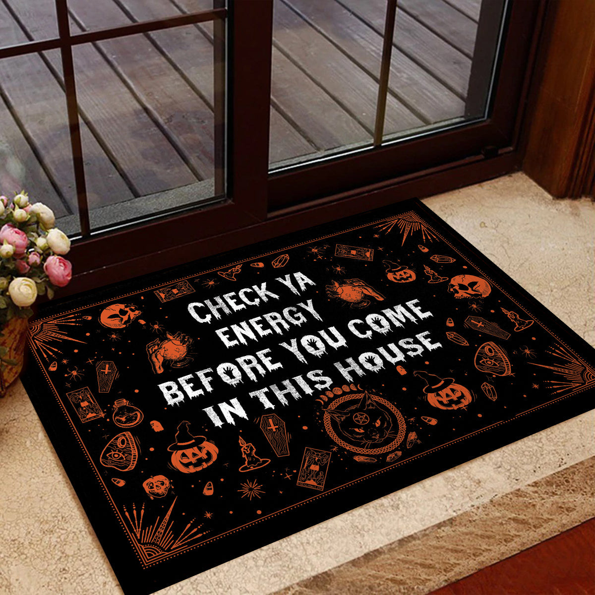 Check Ya Energy - Witch Doormat 0822