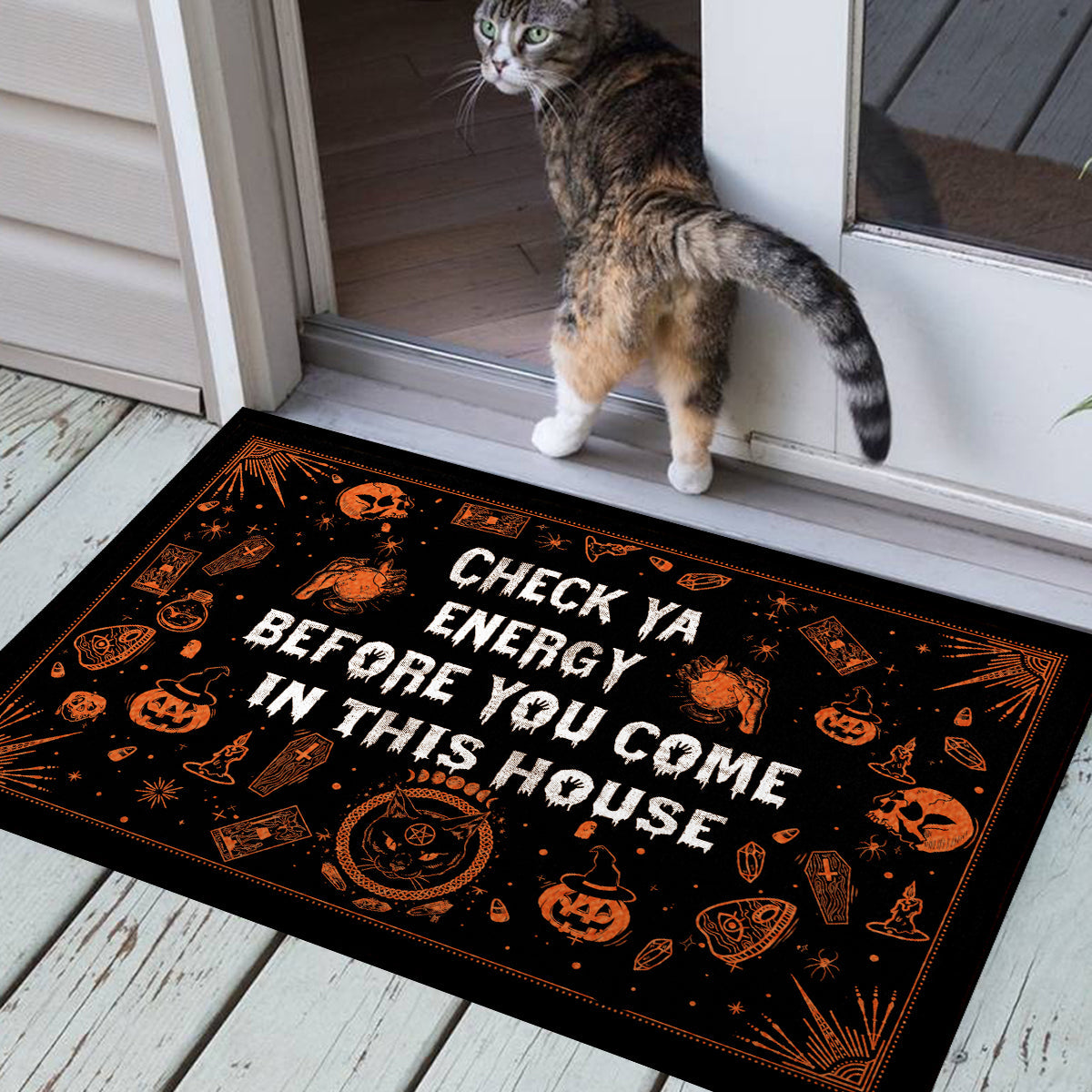 Check Ya Energy - Witch Doormat 0822