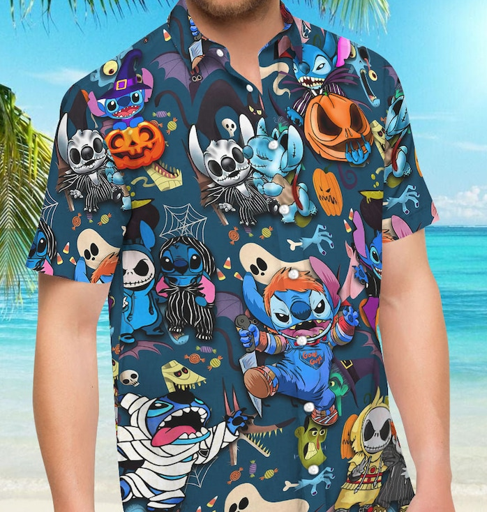 Happy Halloween Ohana Hawaiian Shirt 0823