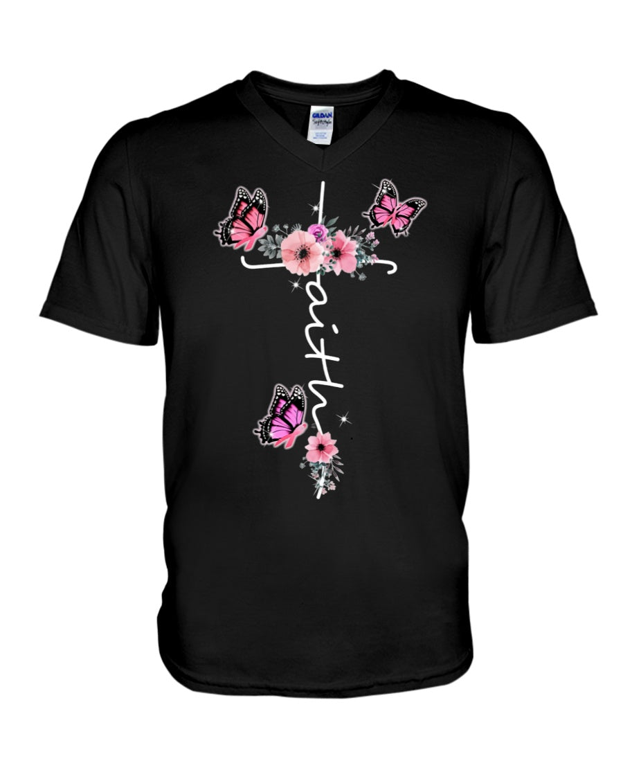 Faith - Breast Cancer Awareness T-shirt and Hoodie 0822