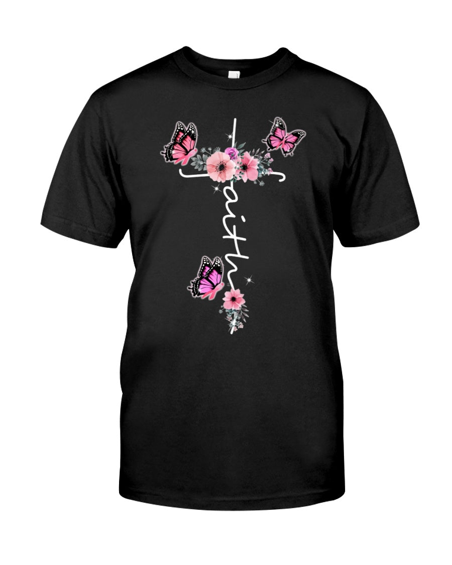 Faith - Breast Cancer Awareness T-shirt and Hoodie 0822