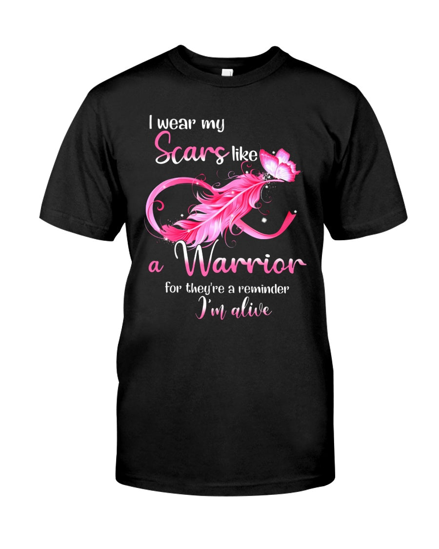 I Wear Pink For Breast Cancer - Breast Cancer Awareness T-shirt and Hoodie 0822