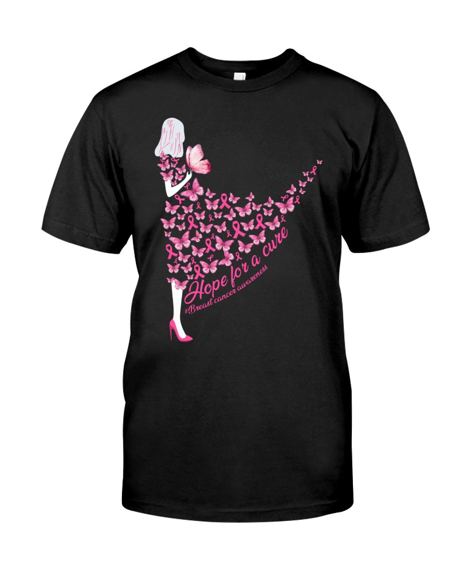 Hope For A Cure - Breast Cancer Awareness T-shirt and Hoodie 0822